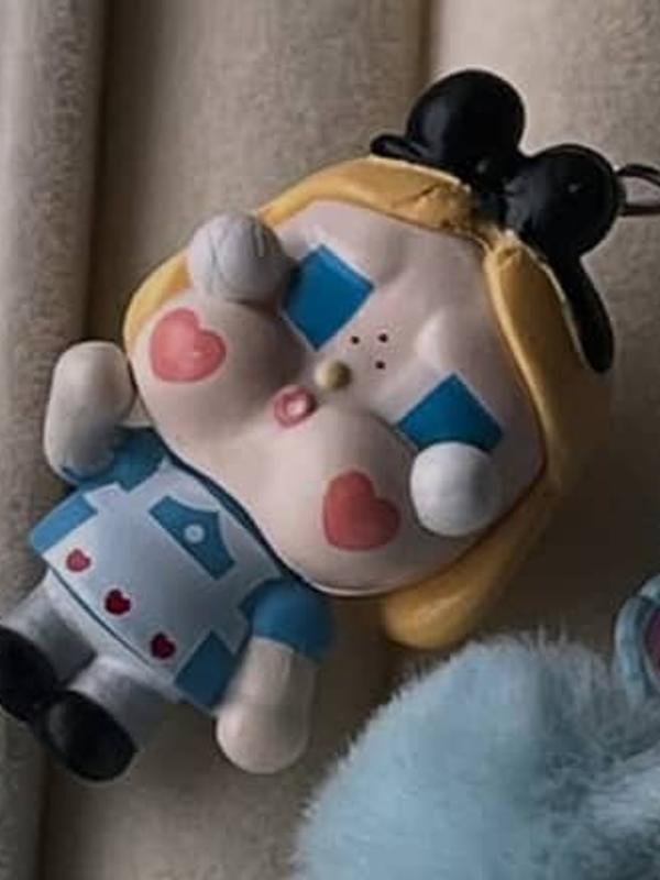 Blue Fluffy Crystal Crybaby Charm