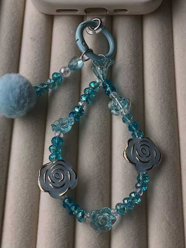 Ocean Teal Fluffy Charm